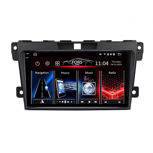 Radio Android FORS.auto FS 4 PRO  Mazda CX-7 (4+64Gb, 9") 2007-2015