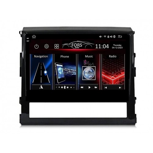 Radio Android FORS.auto FS 4 PRO  Toyota Land Cruiser 200 (4+64Gb, 9") 2016-2019