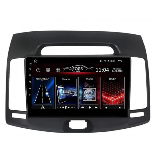 Radio Android FORS.auto FS 1 LITE  Hyundai Elantra (1+32Gb, 9") 2006-2011