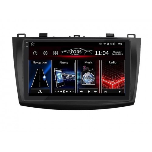 Radio Android FORS.auto FS 2 PRO  Mazda 3 (2+32Gb, 9") 2010-2016