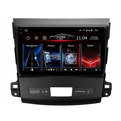 Radio Android FORS.auto FS 2 ULTRA  Mitsubishi Outlander (2+32Gb, 9") 2006-2012