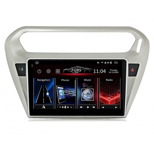 Radio Android FORS.auto FS 2 PRO  Citroen C-Elysee (2+32Gb, 9") 2012-2017