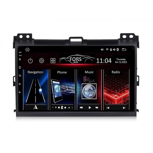 Radio Android FORS.auto FS 1 LITE  Toyota Prado 120 (1+32Gb, 9") 2004-2010