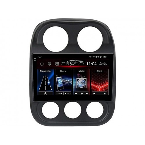 Radio Android FORS.auto FS 4 PRO  Jeep Compass (4+64Gb, 10") 2010-2016