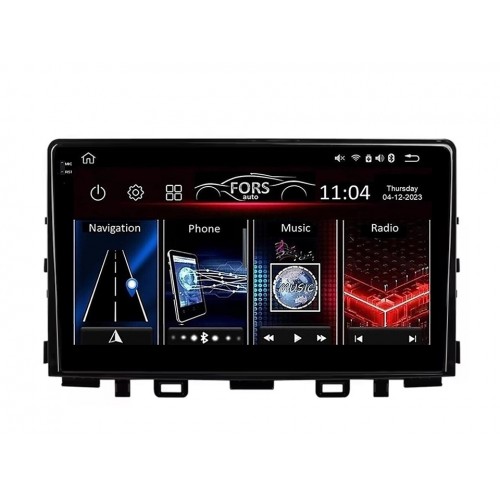 Radio Android FORS.auto FS 4 PRO  Kia Rio (4+64Gb, 9") 2017-2019