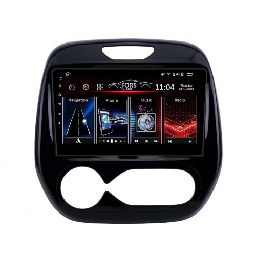 Radio Android FORS.auto FS 1 LITE  Renault Captur Clio Samsung (1+32Gb, 9", Auto AC) 2011-2018