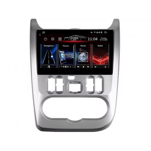 Radio Android FORS.auto FS 4 PRO  Renault Logan/Duster/Sandero (4+64Gb, 9") 2008-2013