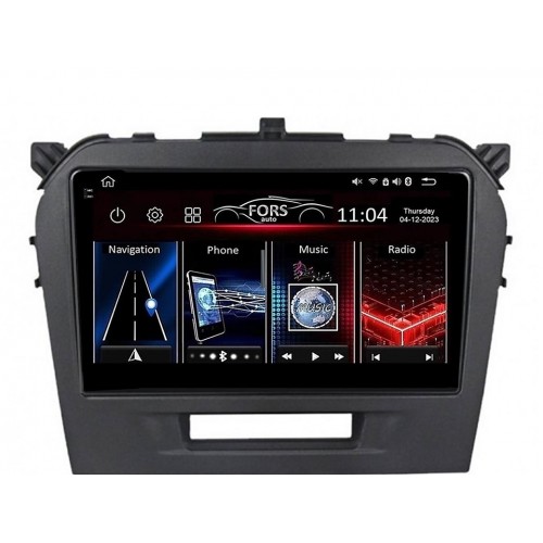 Radio Android FORS.auto FS 4 PRO  Suzuki Vitara (4+64Gb, 9") 2015-2018