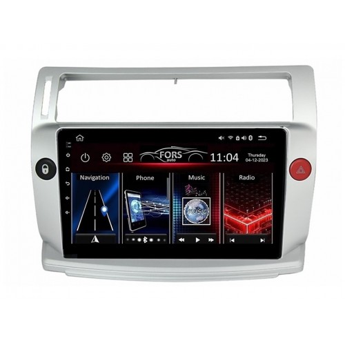 Radio Android FORS.auto FS 1 LITE  Citroen C4 (1+32Gb, 9") 2004-2011