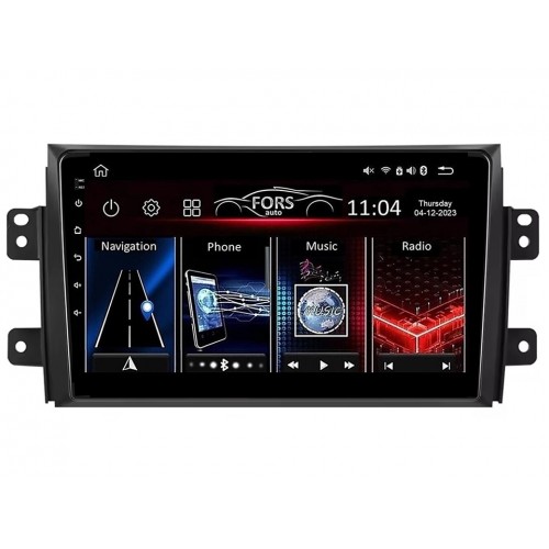 Radio Android FORS.auto FS 1 LITE  Suzuki SX4 (1+32Gb, 9") 2006-2012