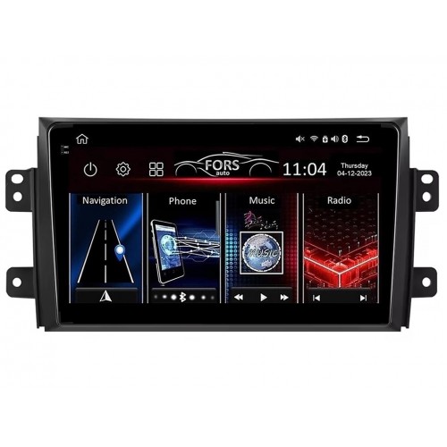 Radio Android FORS.auto FS 2 PRO  Suzuki SX4 (2+32Gb, 9") 2006-2012