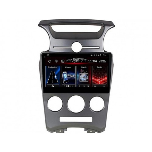 Radio Android FORS.auto FS 4 PRO  Kia Carens (4+64Gb, 9", Manual AC) 2007-2011