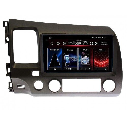 Radio Android FORS.auto FS 4 MAX  Honda Civic (4+32Gb, 10") 2006-2011