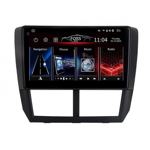 Radio Android FORS.auto FS 6 MAX  Subaru Forester (6+128Gb, 9") 2008-2012