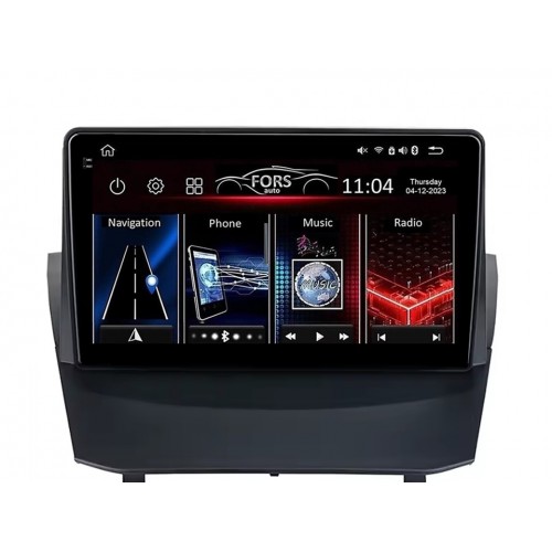 Radio Android FORS.auto FS 6 MAX  Ford Fiesta (6+128Gb, 9") 2009-2014