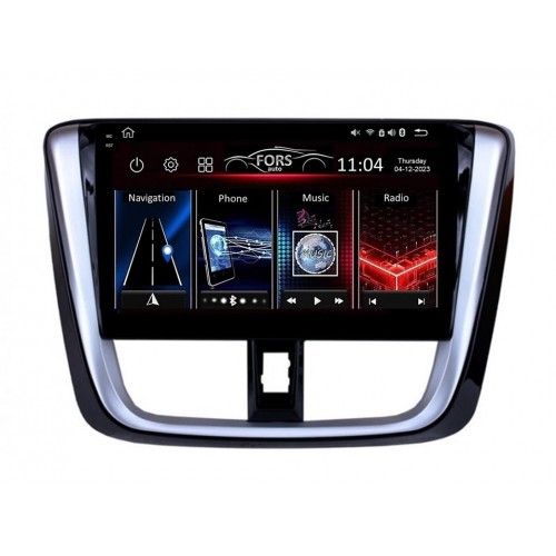 Radio Android FORS.auto FS 6 MAX   Toyota Yaris (6+128Gb, 10") 2014-2017