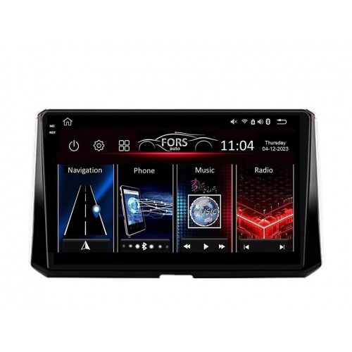 Radio Android FORS.auto FS 6 MAX  Toyota Corolla/Auris (6+128Gb, 10") 2018-2019