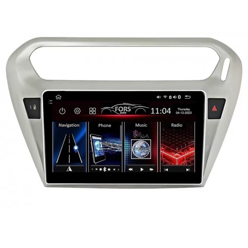 Radio Android FORS.auto FS 6 MAX  Peugeot 301/Elysee (6+128Gb, 9") 2012-2017