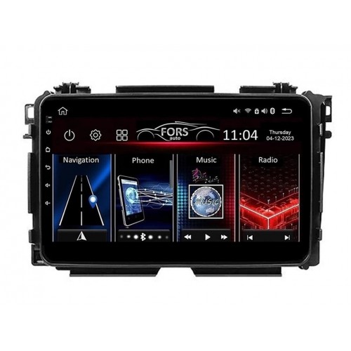 Radio Android FORS.auto FS 1 LITE  Honda HRV/Vezel (1+32Gb, 9") 2015