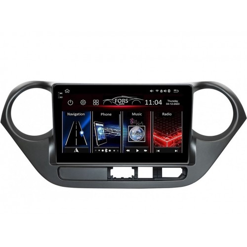 Radio Android FORS.auto FS 6 MAX  Hyundai i10 (6+128Gb, 9") 2014-2017