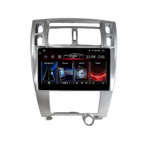 Radio Android FORS.auto FS 6 MAX  Hyundai Tucson (6+128Gb, 10") 2006-2014