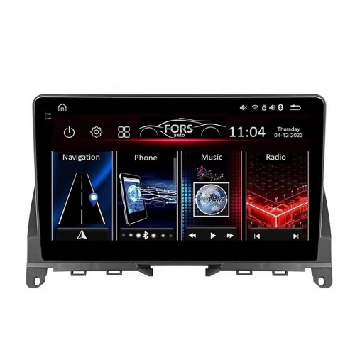 Radio Android FORS.auto FS 6 MAX  Mercedes-Benz C-Class W204 (6+128Gb, 9") 2007-2014