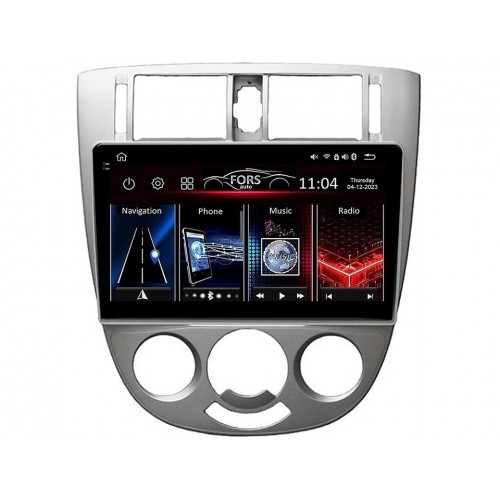 Radio Android FORS.auto FS 6 MAX  Chevrolet Lacetti 2004-2013/Buick Excelle 2004-2007 (16+128Gb, 10", Manual AC)